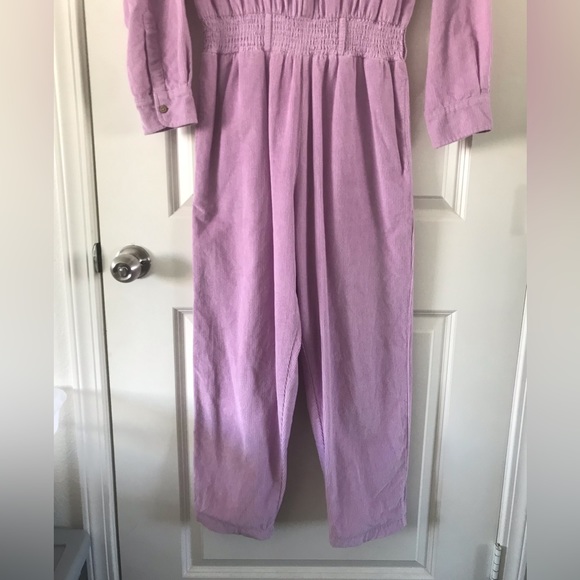 Lucy & Yak Eddie Jumpsuit Organic Cotton Corduroy Lavender Purple Size Small - Picture 7 of 16